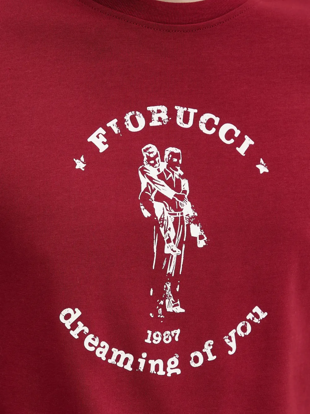 Fiorucci Dreaming of You T-shirt Rood