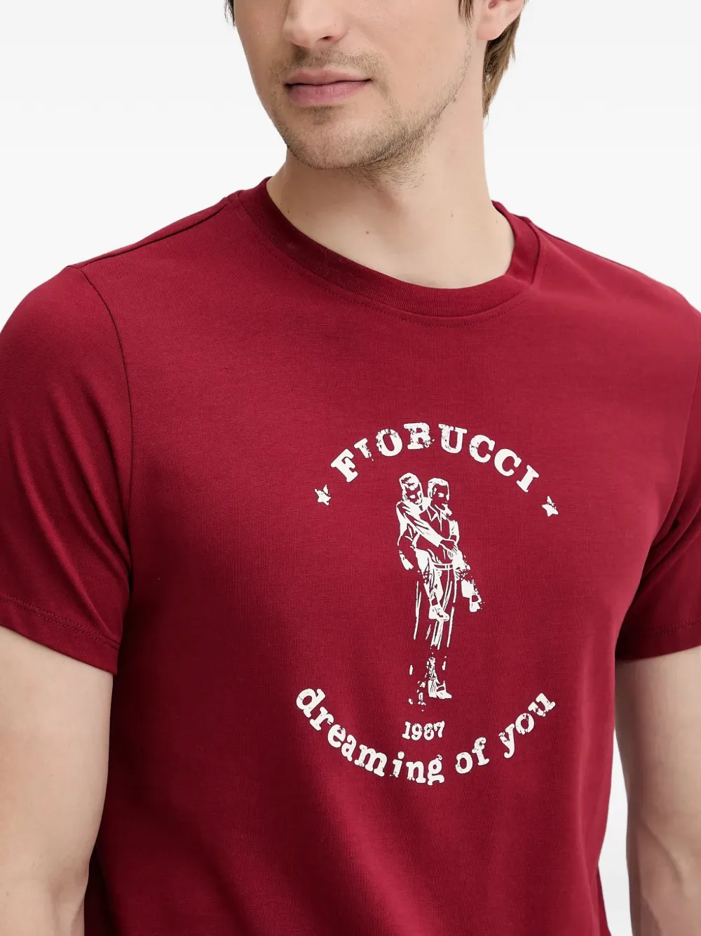 Fiorucci Dreaming of You T-shirt Rood