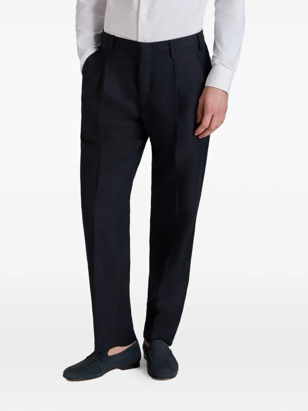  Incotex Pleated Trousers - Blue 