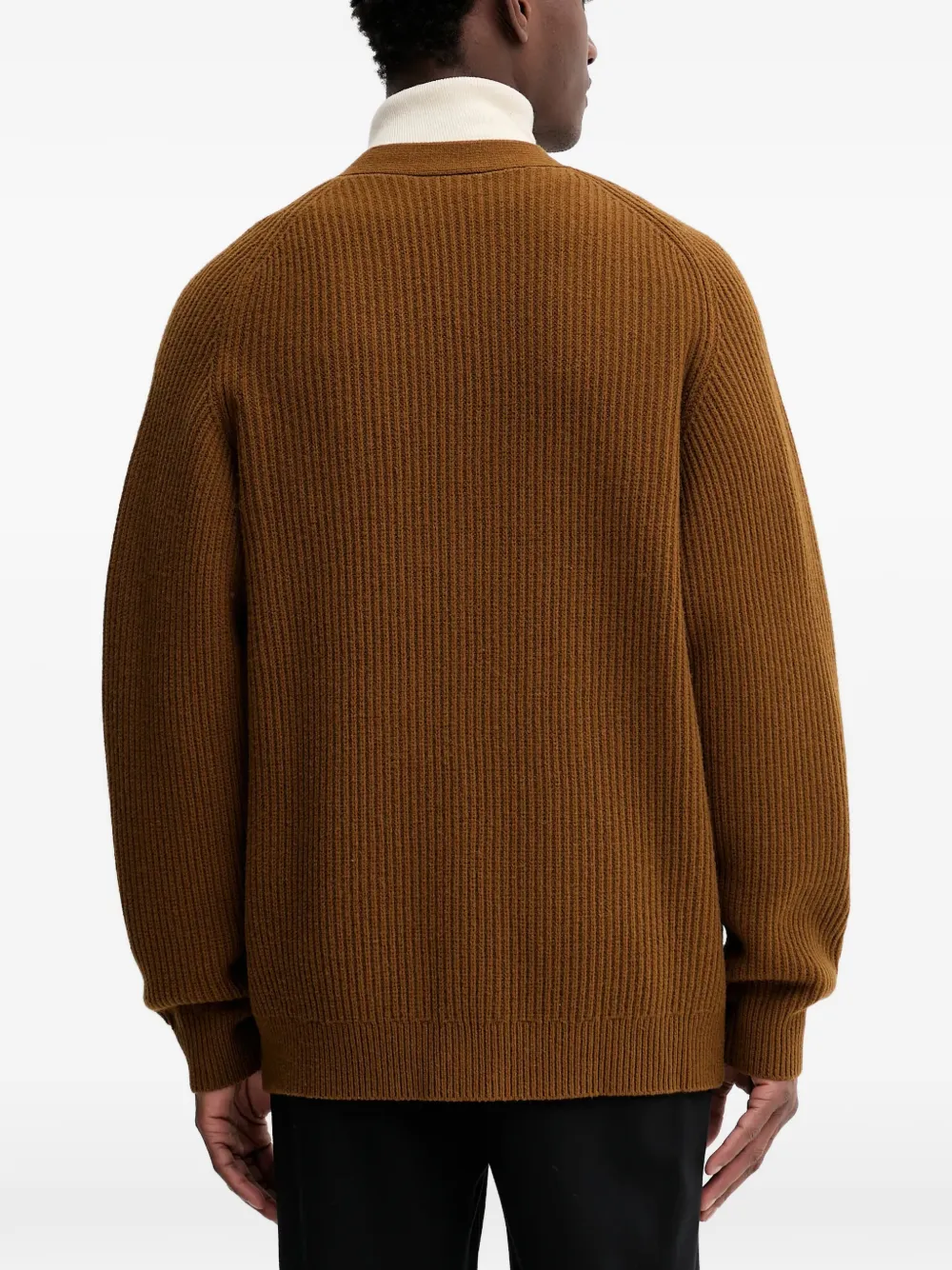  Filippa K Button V-neck Cardigan - Brown 