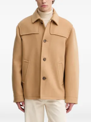A.P.C. ジップアップ ジャケット | ブラウン | FARFETCH JP