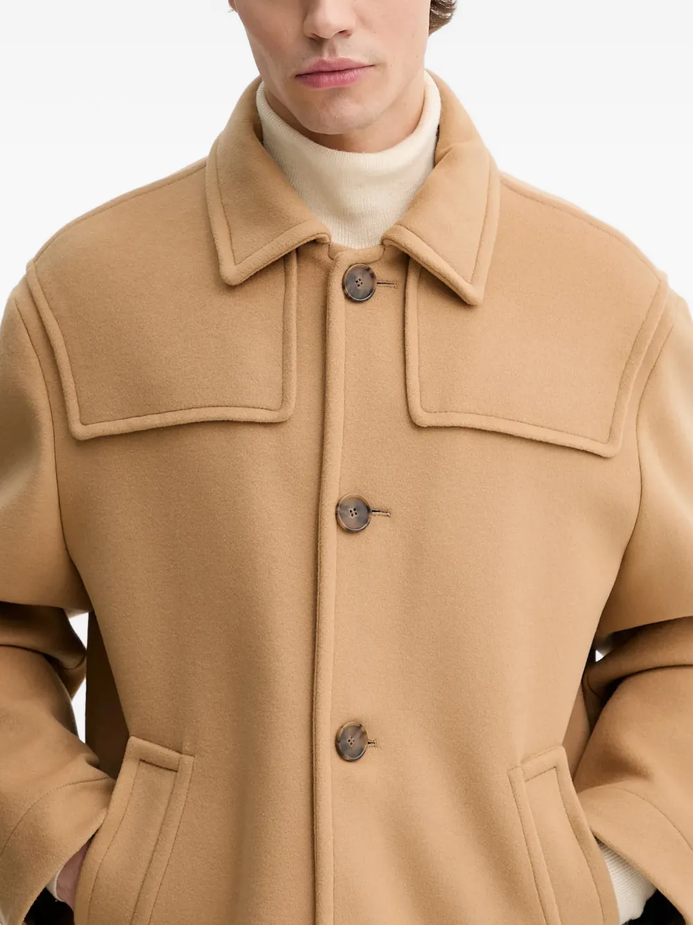 Filippa K Jas met knopen Beige