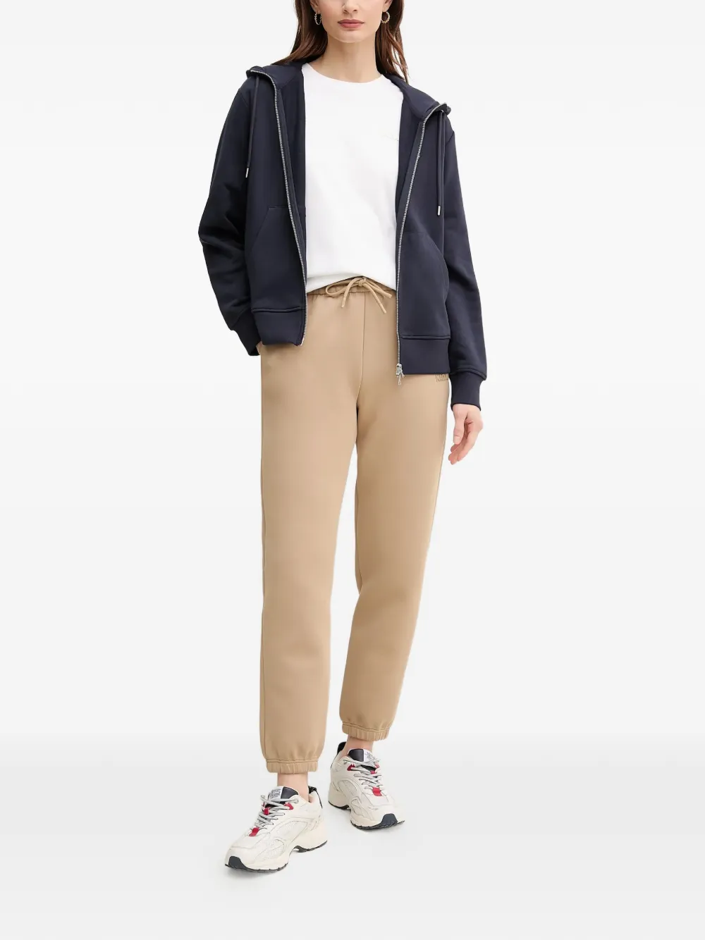 Mackage Nev-R drawstring logo track pants - Beige