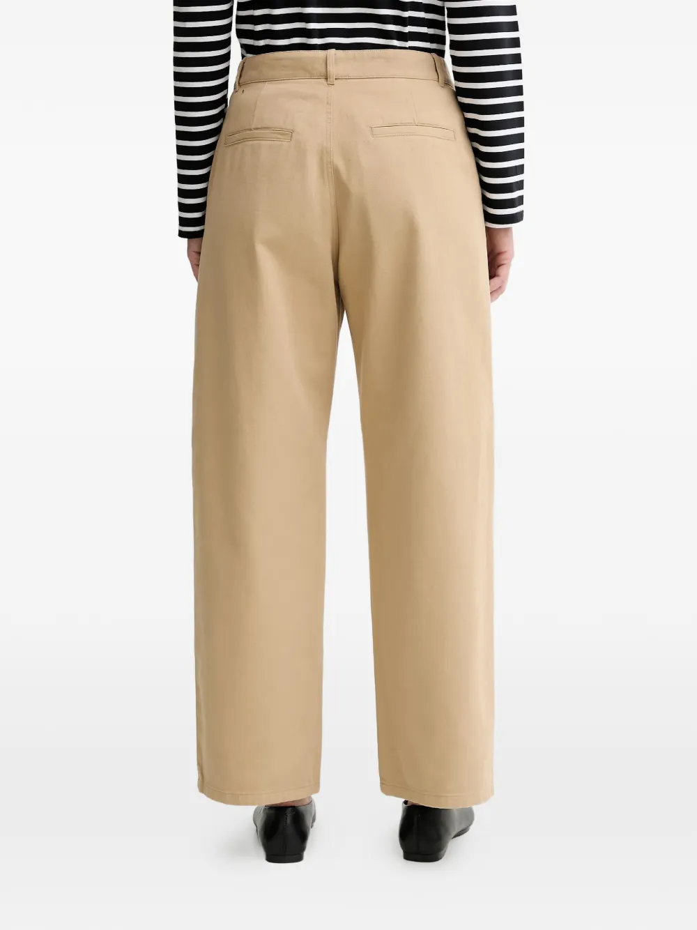 Filippa K Low-waist broek met zak Beige