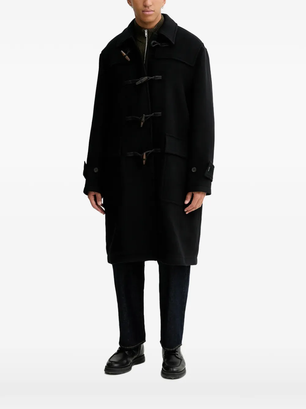Filippa K Montly toggle-buttons coat - Nero