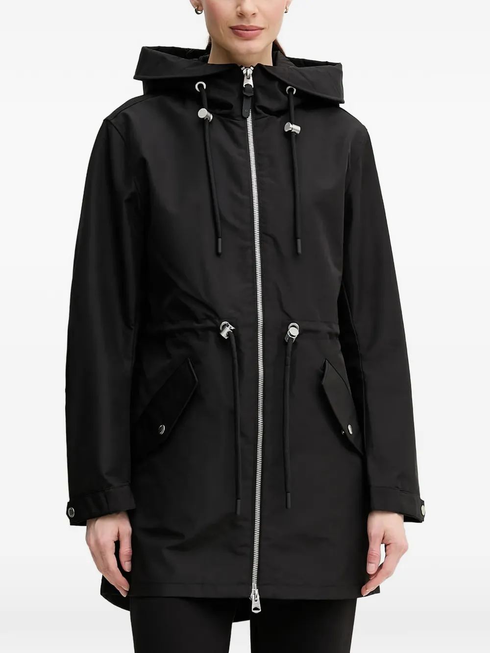  Mackage Melda Quilted Hooded Jacket - Black 
