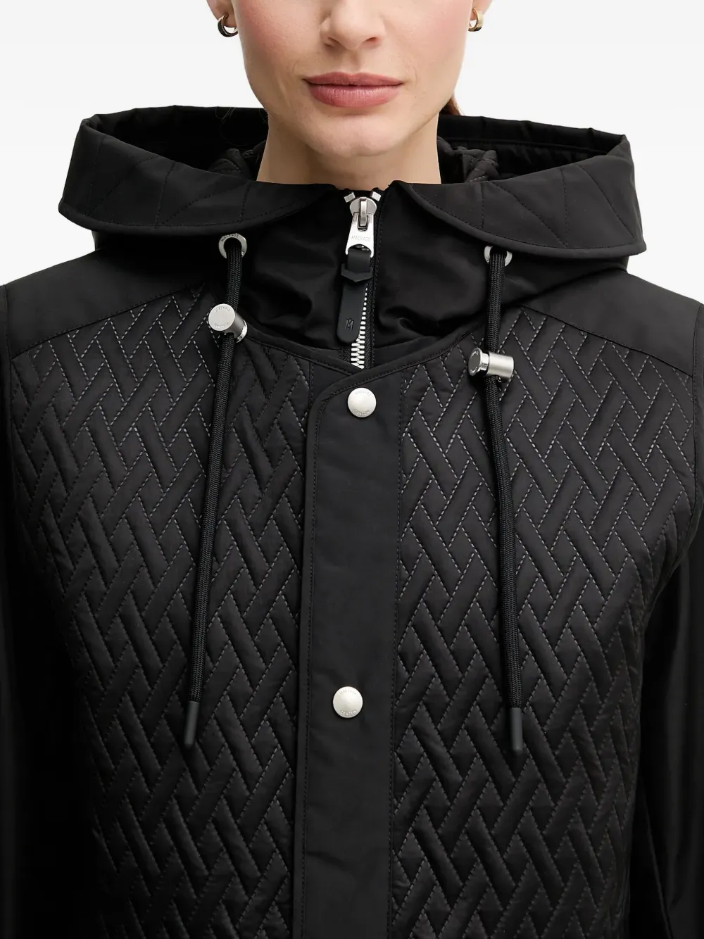 Mackage Melda gewatteerd jack met capuchon Zwart