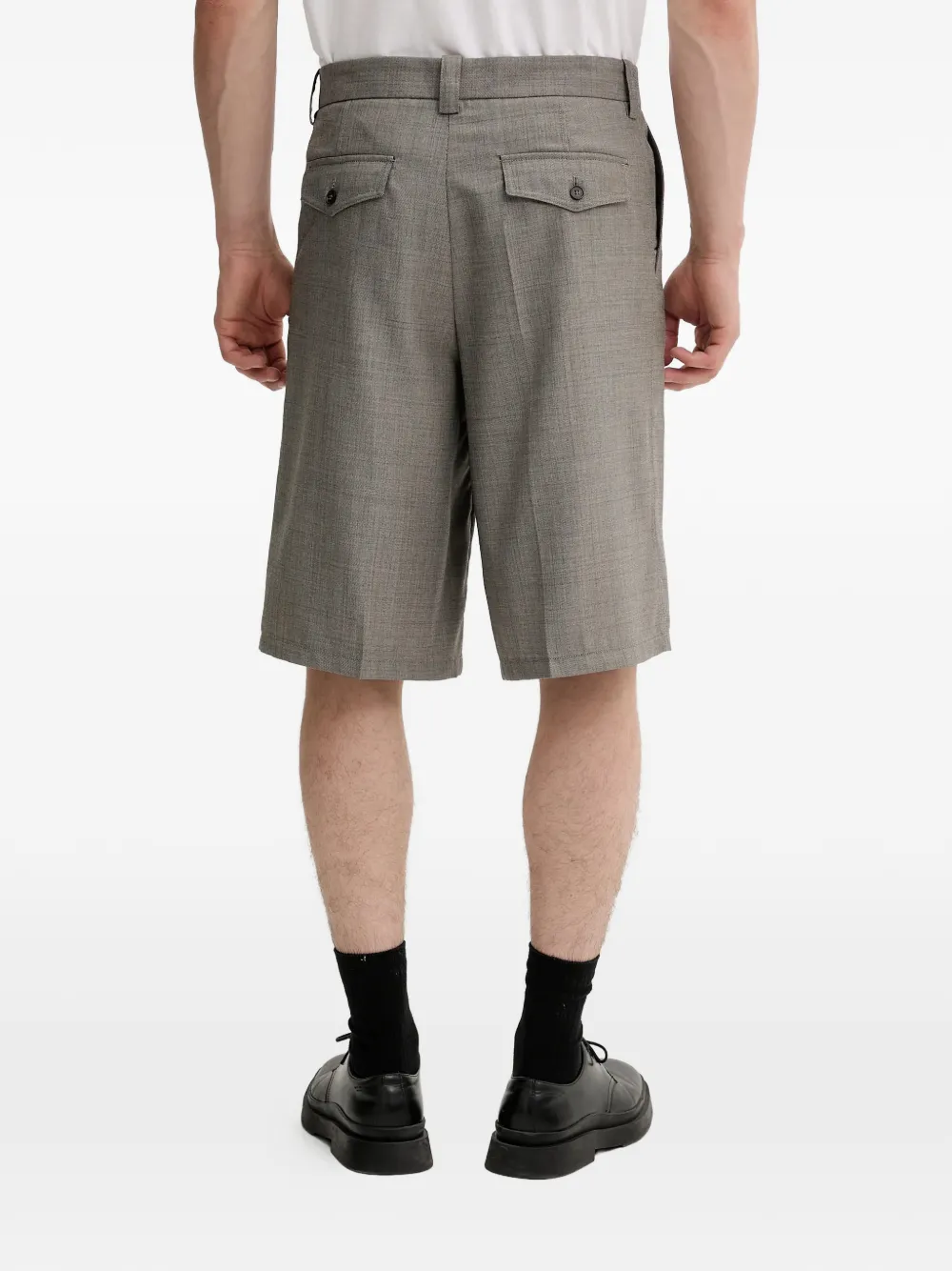  Filippa K Pressed-crease Shorts - Grey 