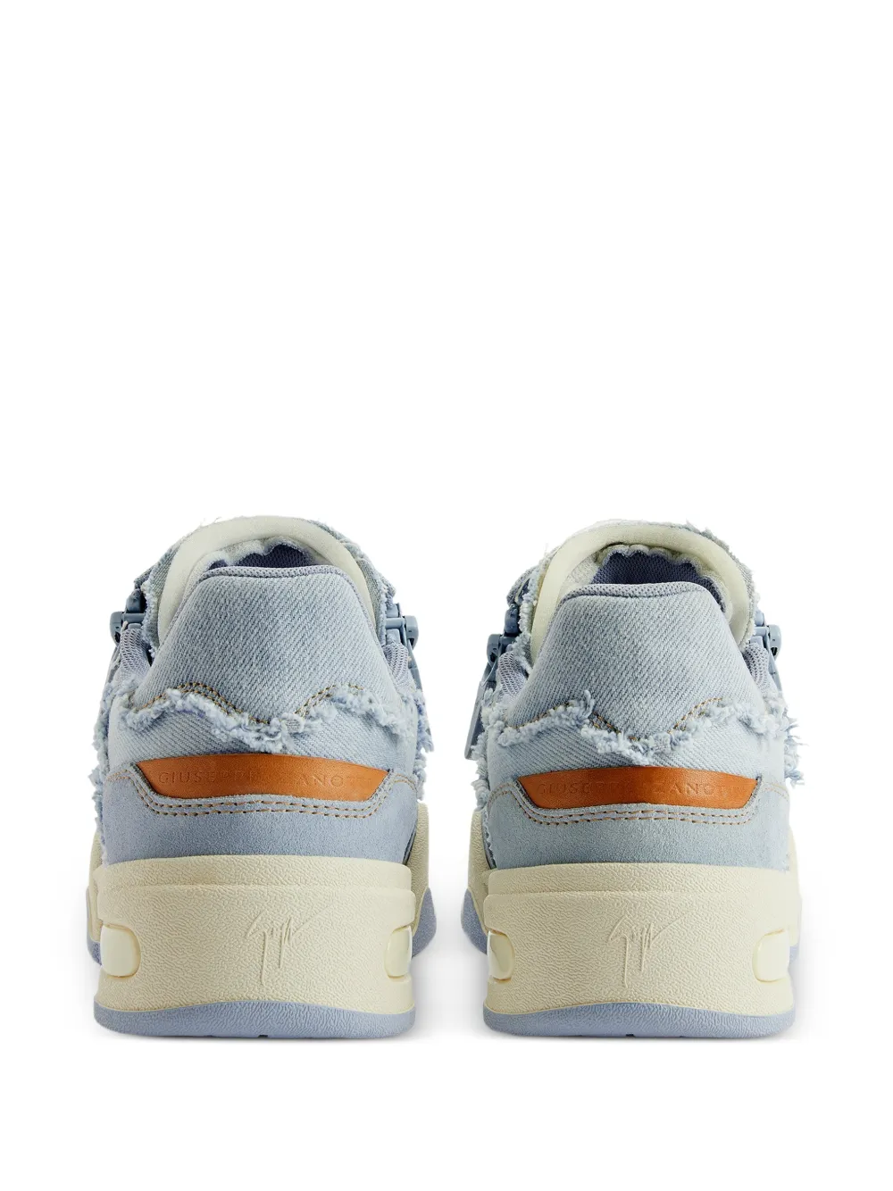 Giuseppe Zanotti Low-top sneakers met franje Blauw