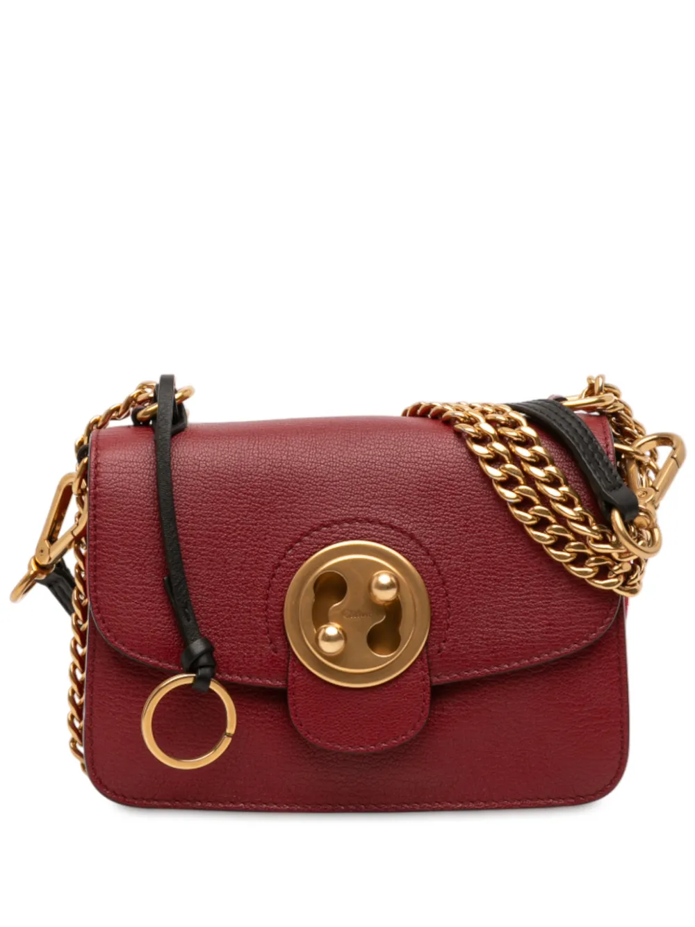 Chloé Pre-Owned 2000-2020 Mini Leather Mily Crossbody satchel - Rosso