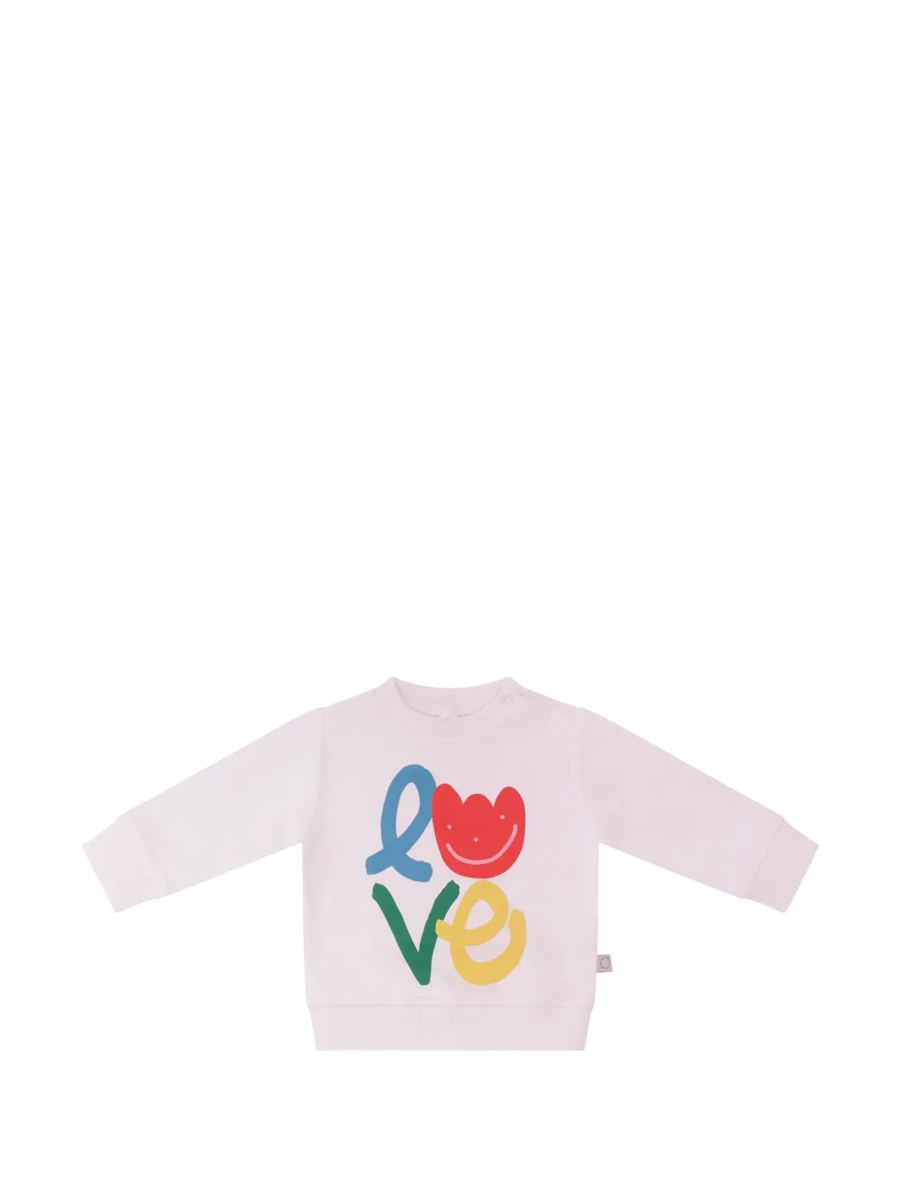 Stella McCartney Kids crewneck graphic sweater - Bianco