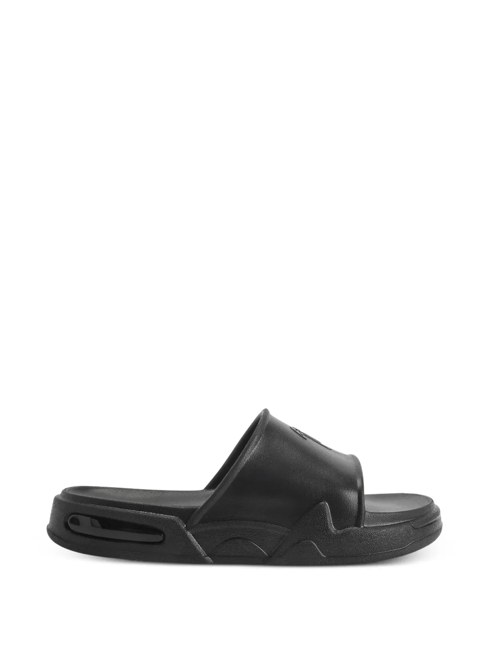 Giuseppe Zanotti Sandali slides con logo - Nero