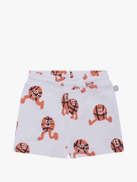 Stella McCartney Kids basketball-print shorts