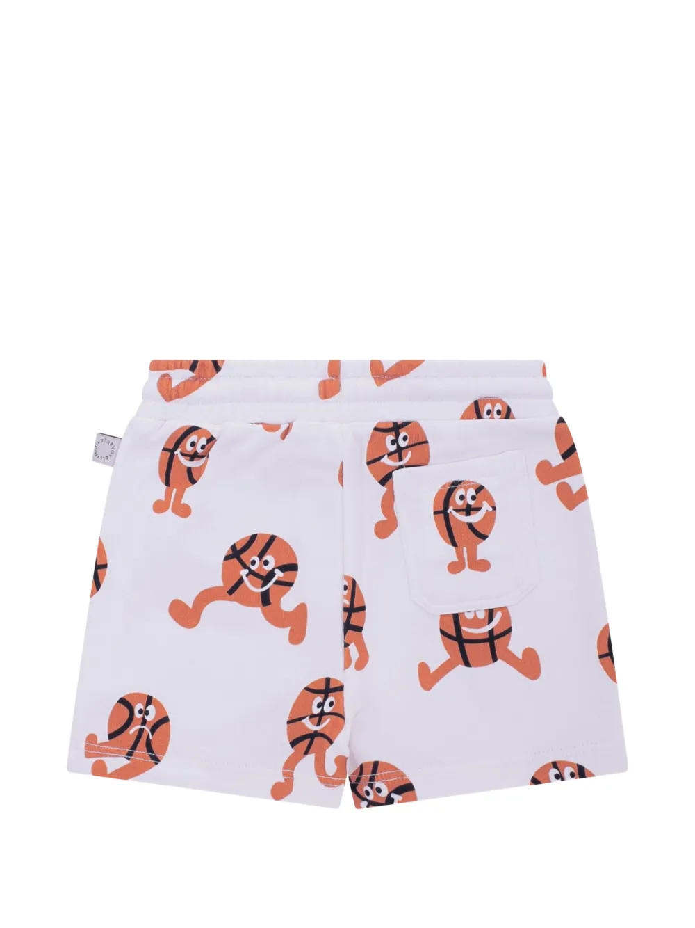Stella McCartney Kids basketball-print shorts - Wit