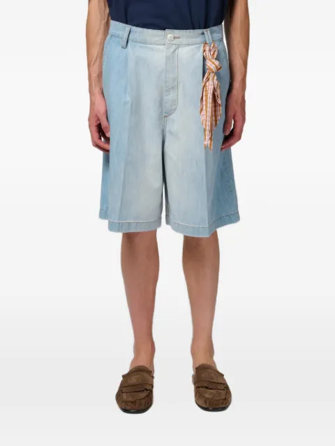 Marni pantalones cortos con pinzas