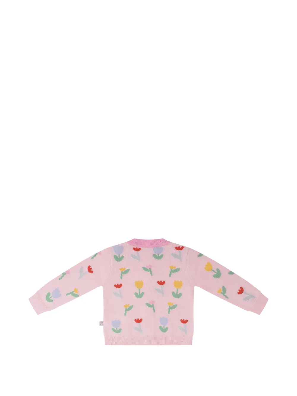  Stella Mccartney Kids Floral-patterned Buttoned Cardigan - Pink 