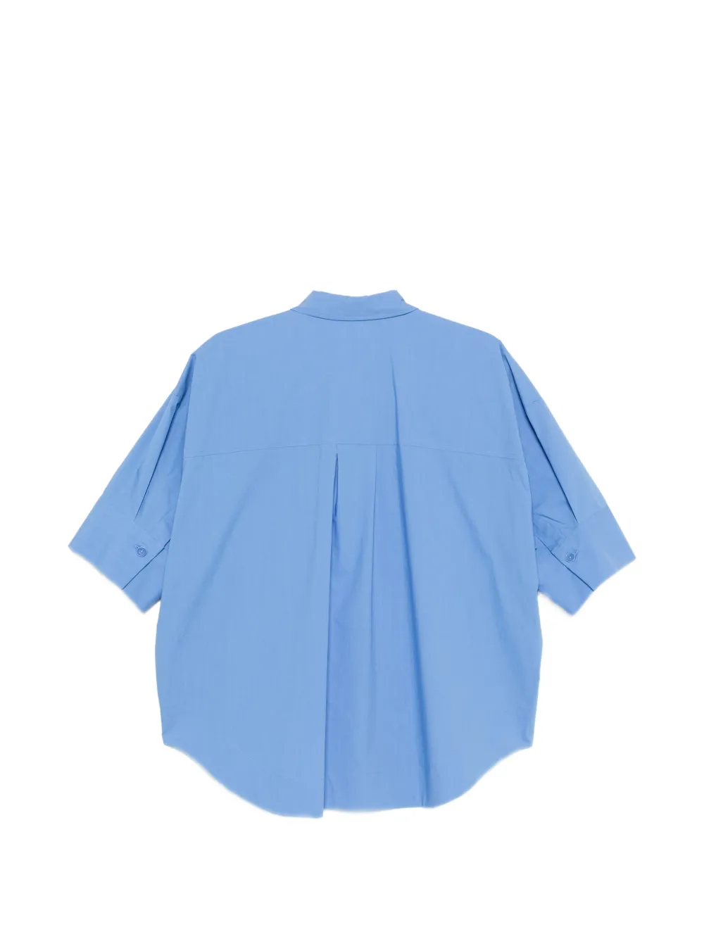  P.a.r.o.s.h. Pleated Shirt - Blue 