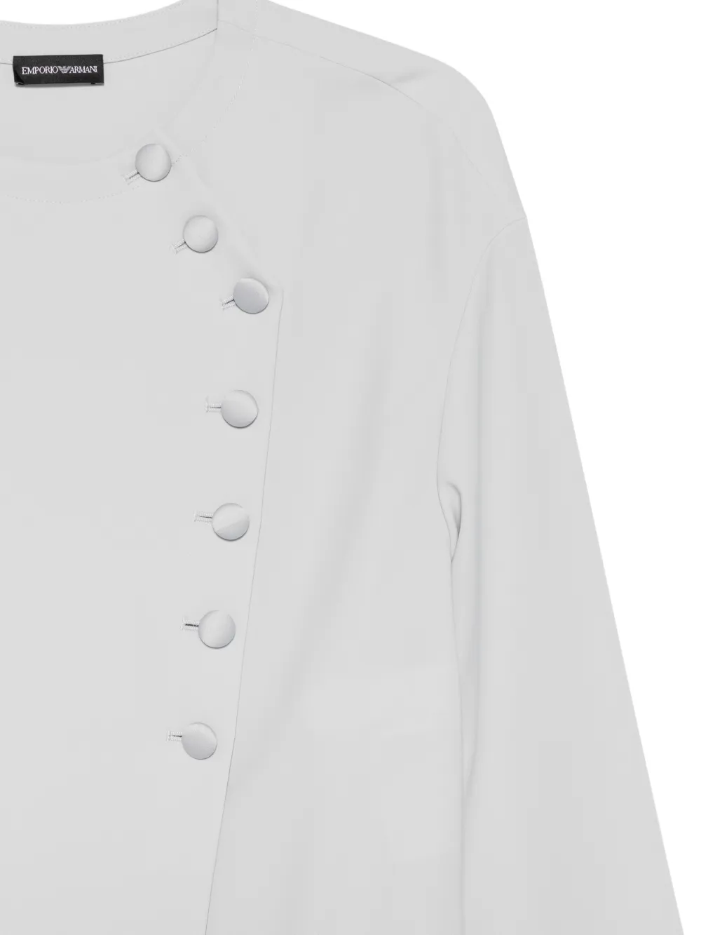 Emporio Armani Blouse met knopen Grijs
