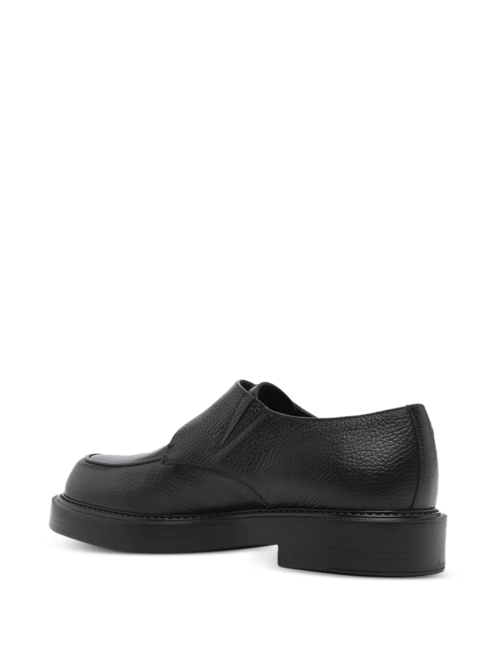 Emporio Armani Leren gespschoenen Zwart