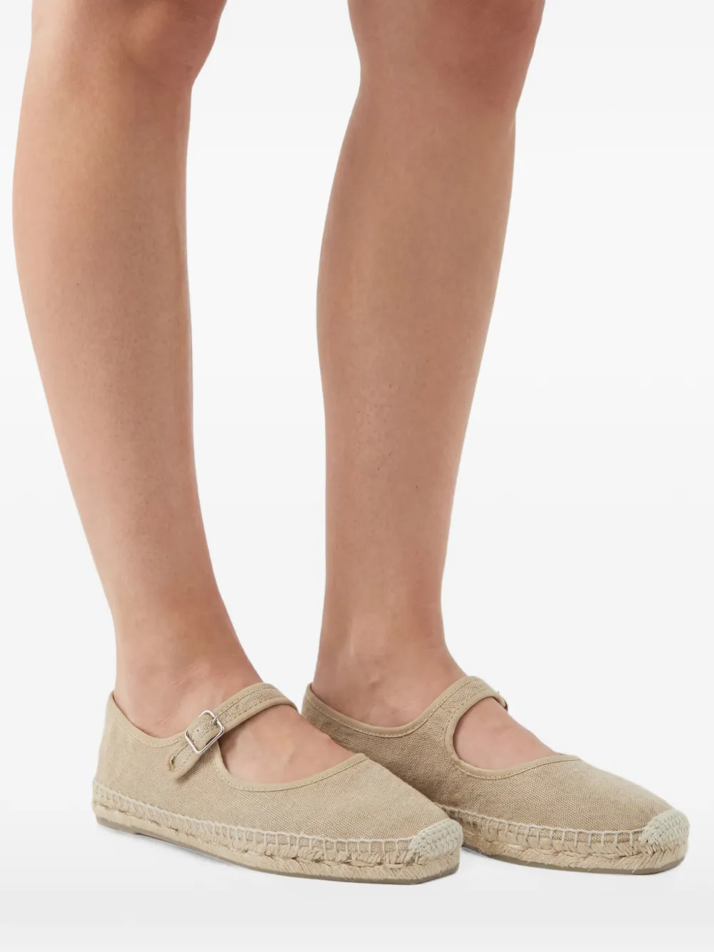 Castañer Padua platte espadrilles Beige