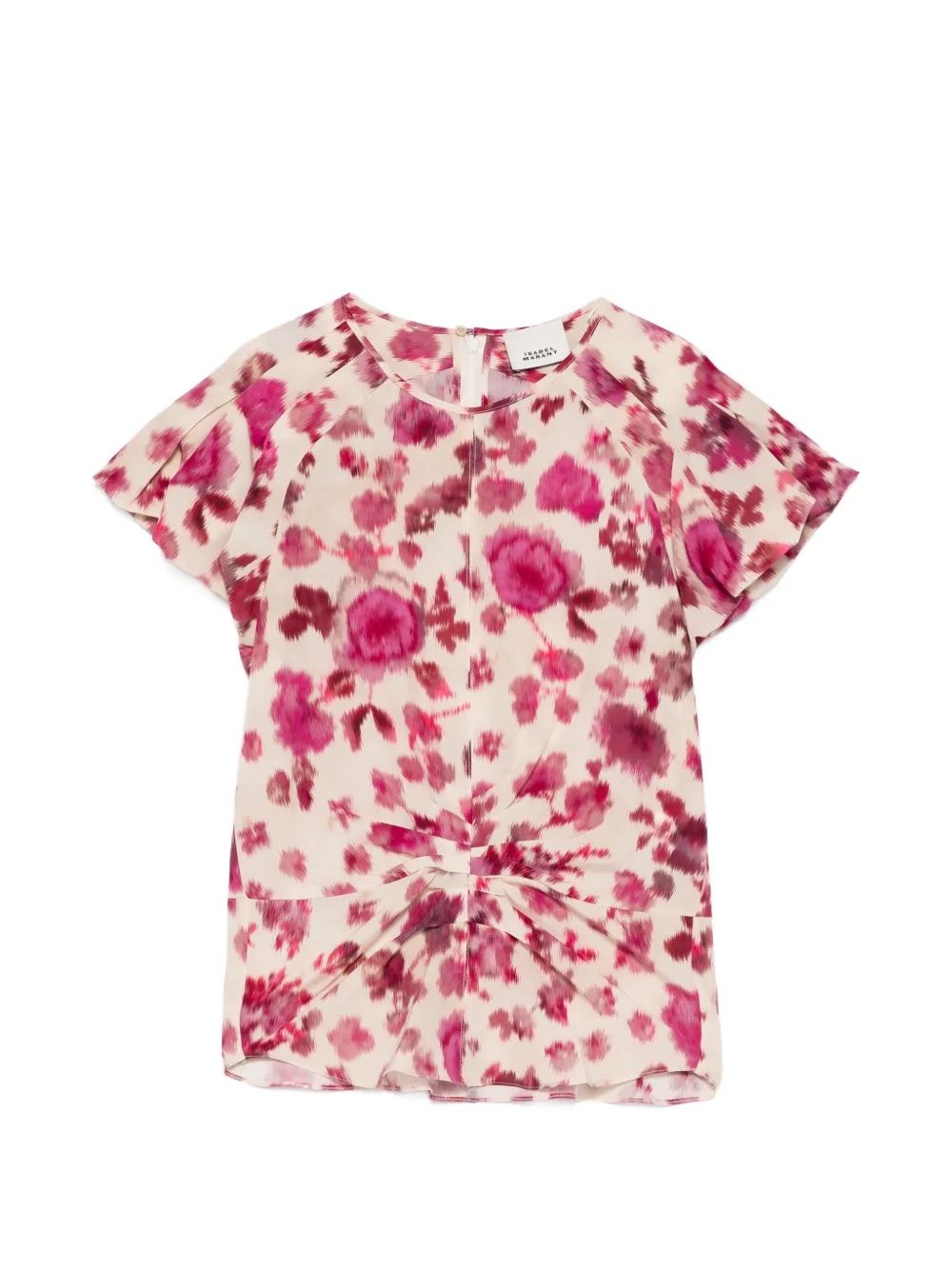 ISABEL MARANT floral knot top - Toni neutri