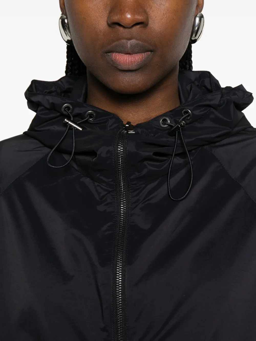 Emporio Armani Jack met capuchon en zak Zwart