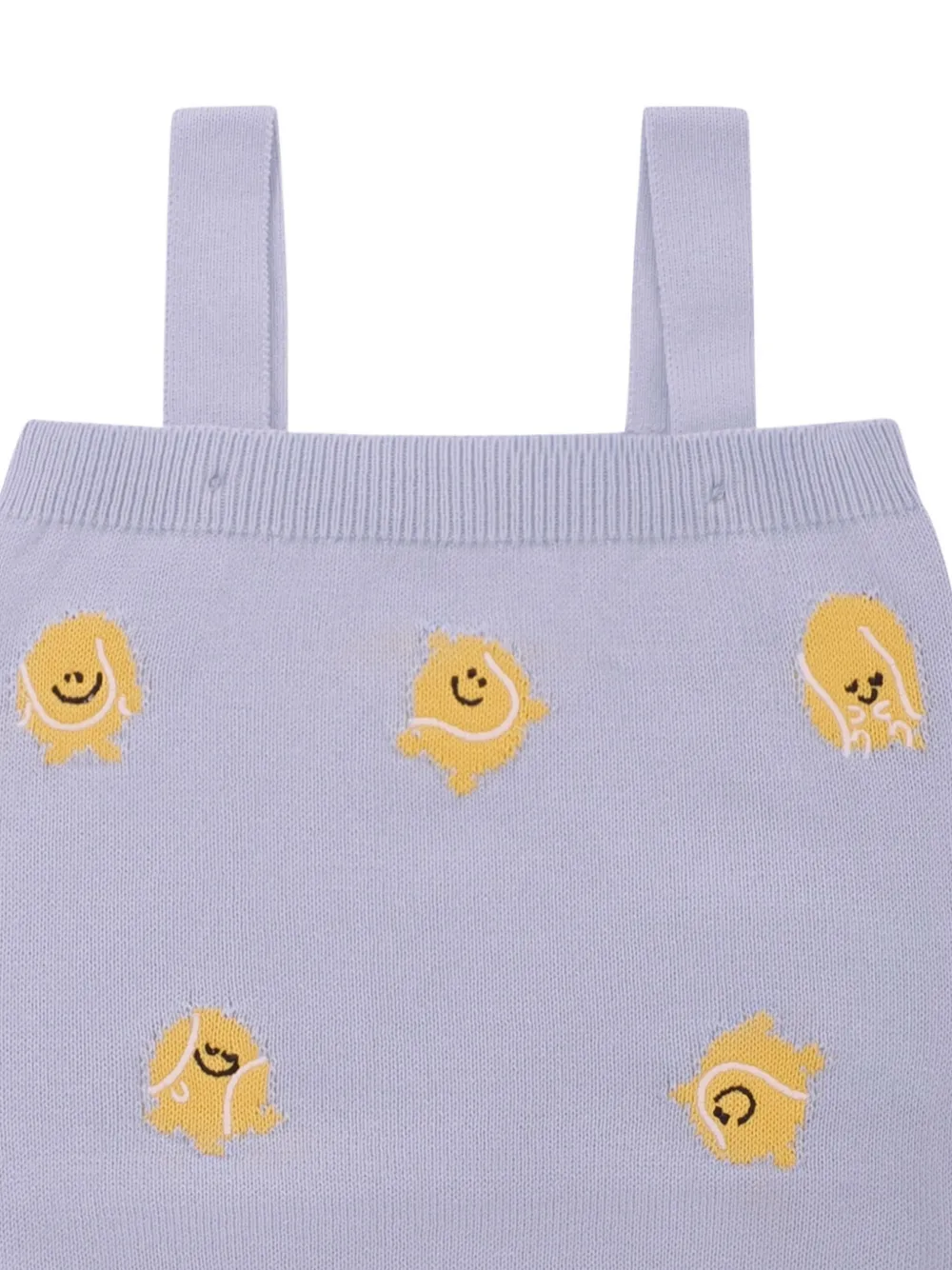 Stella McCartney Kids embroidered bodysuit - Blauw