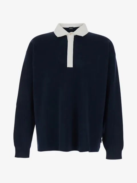 BOSS long-sleeve polo shirt