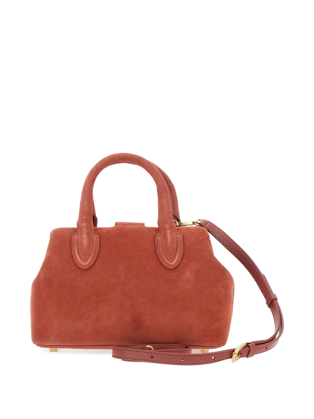 SCHELL small logo-lettering tote bag - Oranje