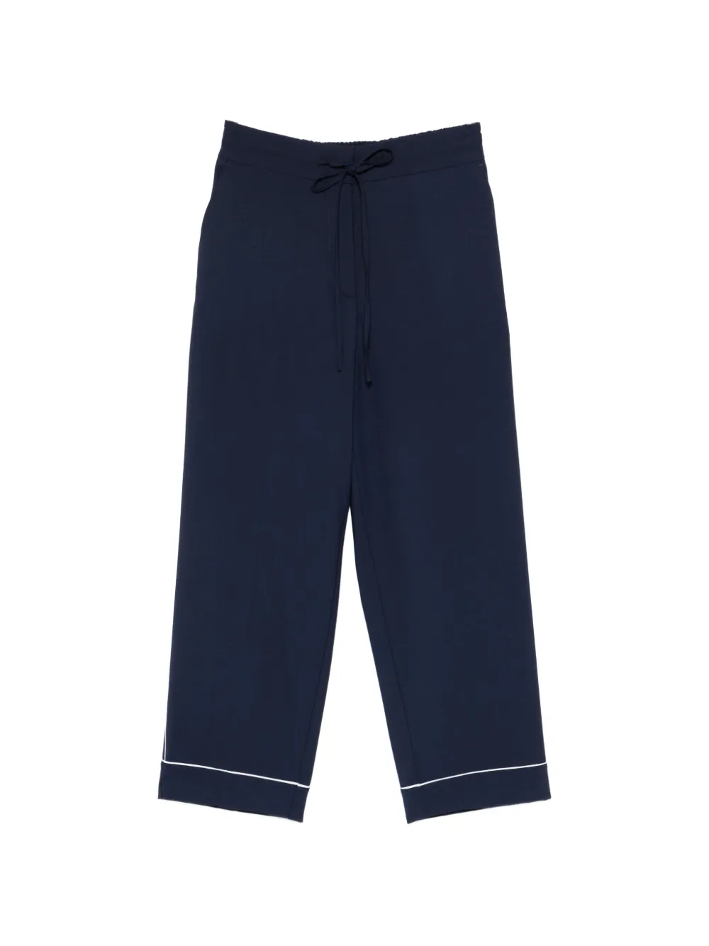 P.a.r.o.s.h Drawstring-fastening Cropped Trousers In Blue