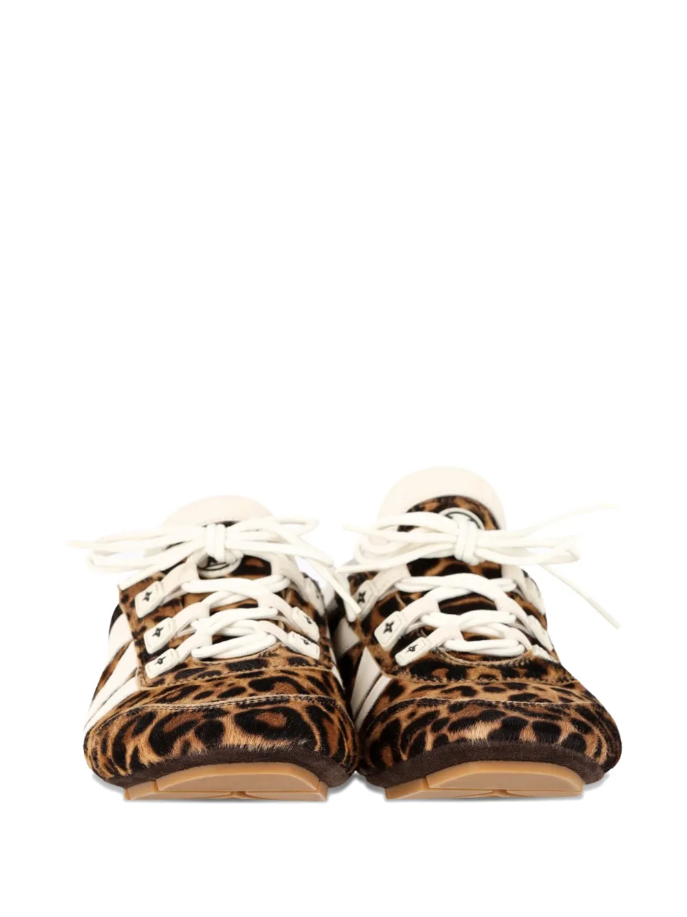 Louis Vuitton Pre-Owned Ponyhair lv animal-print trainers - Bruin