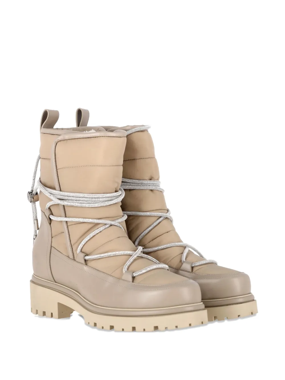 Roger Vivier Vintage embellished ankle boots - Beige