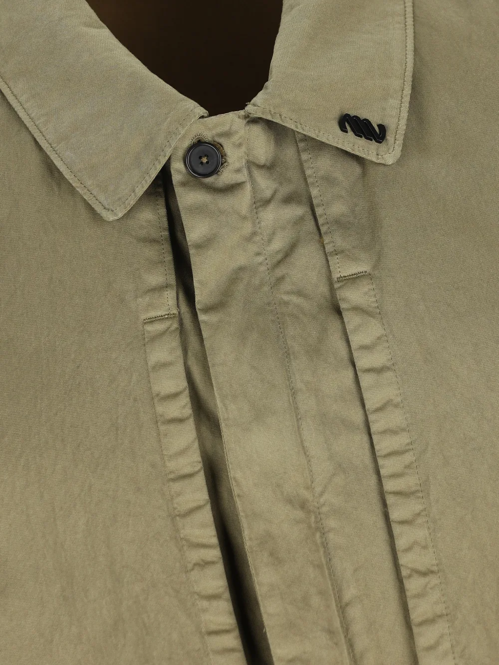 Massimo Osti Studio Button-down shirtjack met klepzak Beige