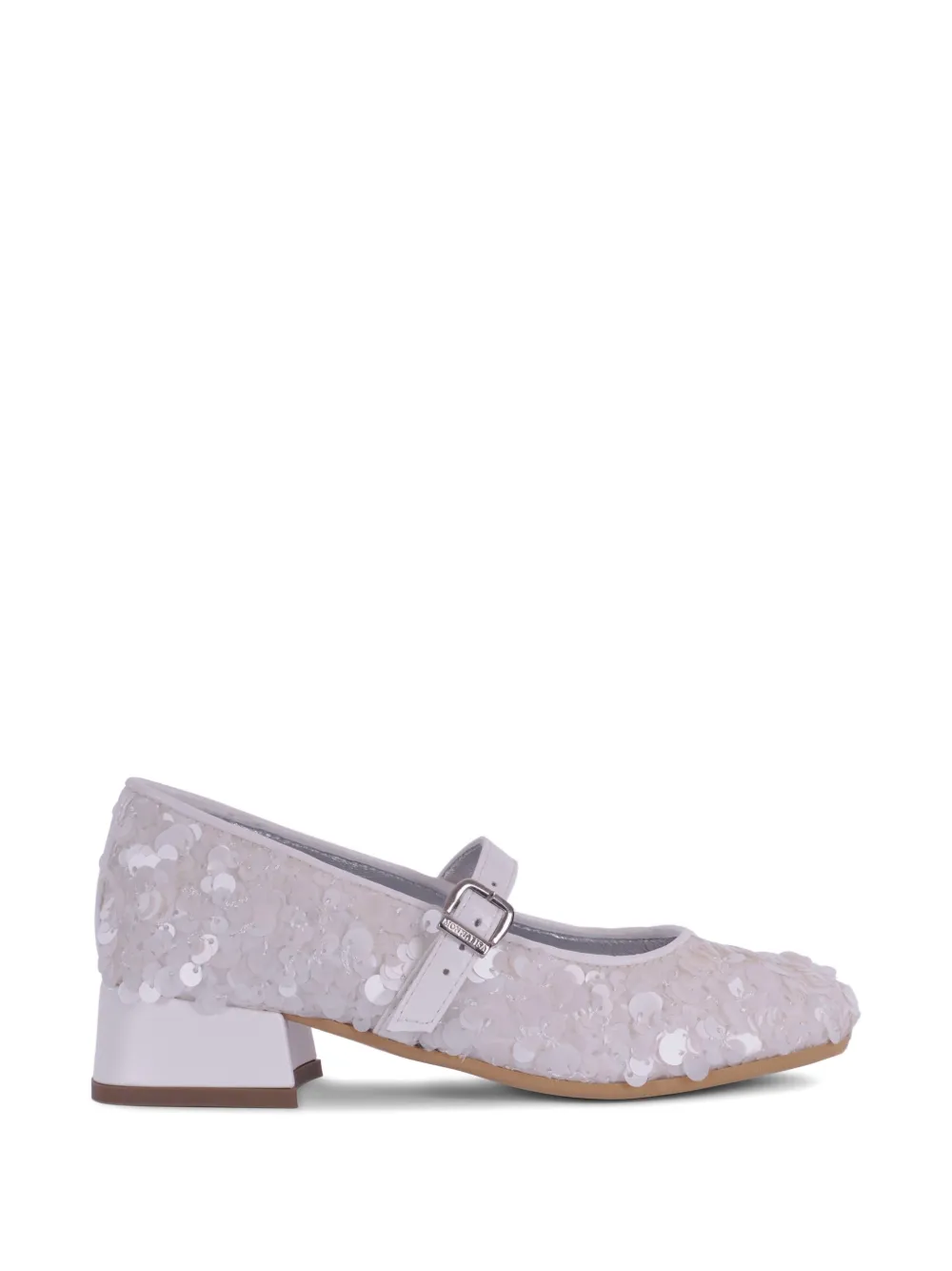 Monnalisa sequin embellished ballerinas Wit