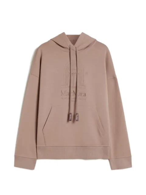 'S Max Mara drawstring embossed hoodie
