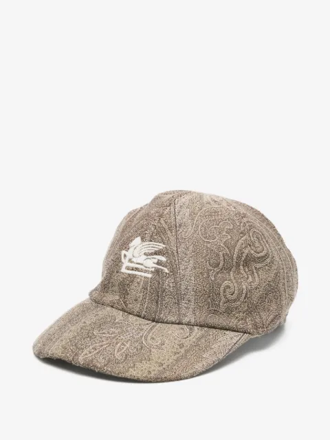 ETRO KIDS logo paisley cap