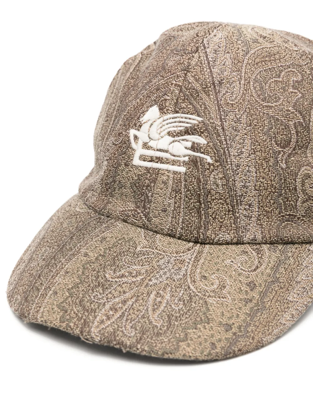 ETRO KIDS Pet met paisley-print en logo Bruin
