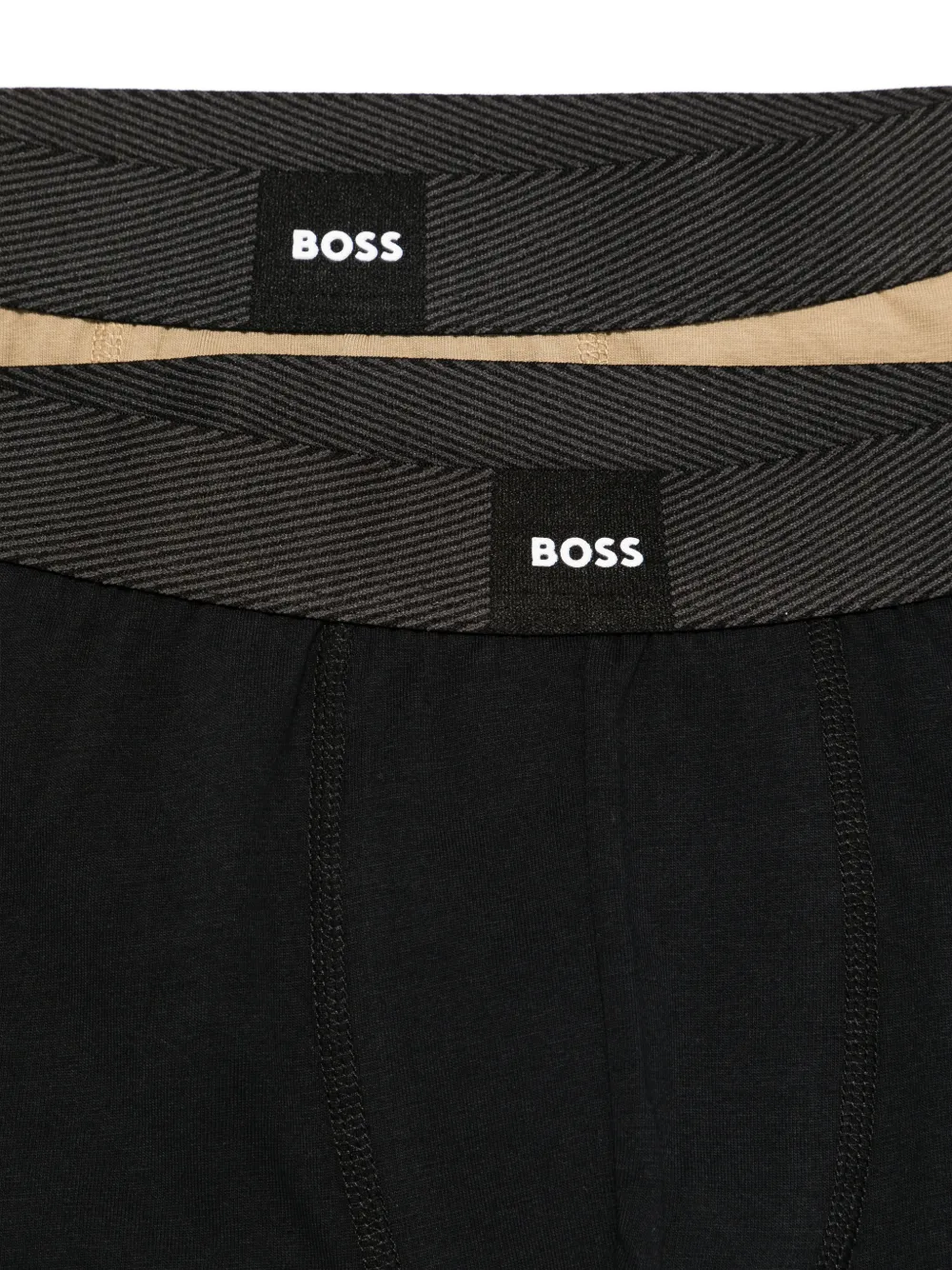  Boss Logo Waistband Boxers (pack Of Two) - Neutrals 