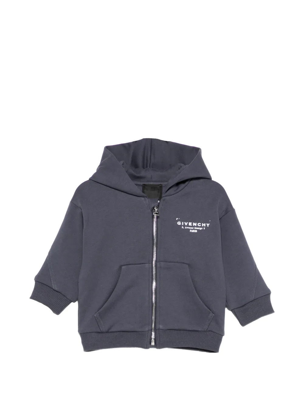 Givenchy Kids zip-up hoodie - Blu