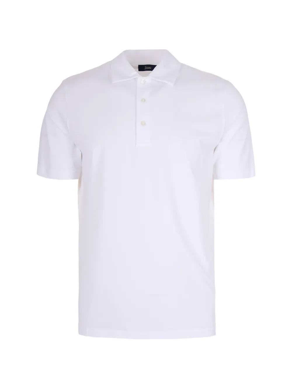 Herno short-sleeve polo shirt - Bianco