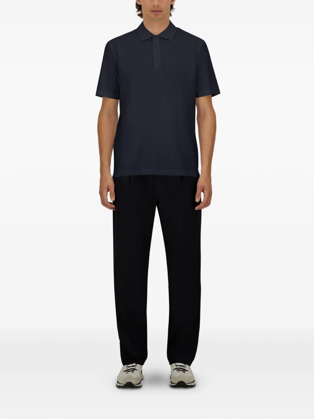 Herno Poloshirt met korte mouwen Blauw