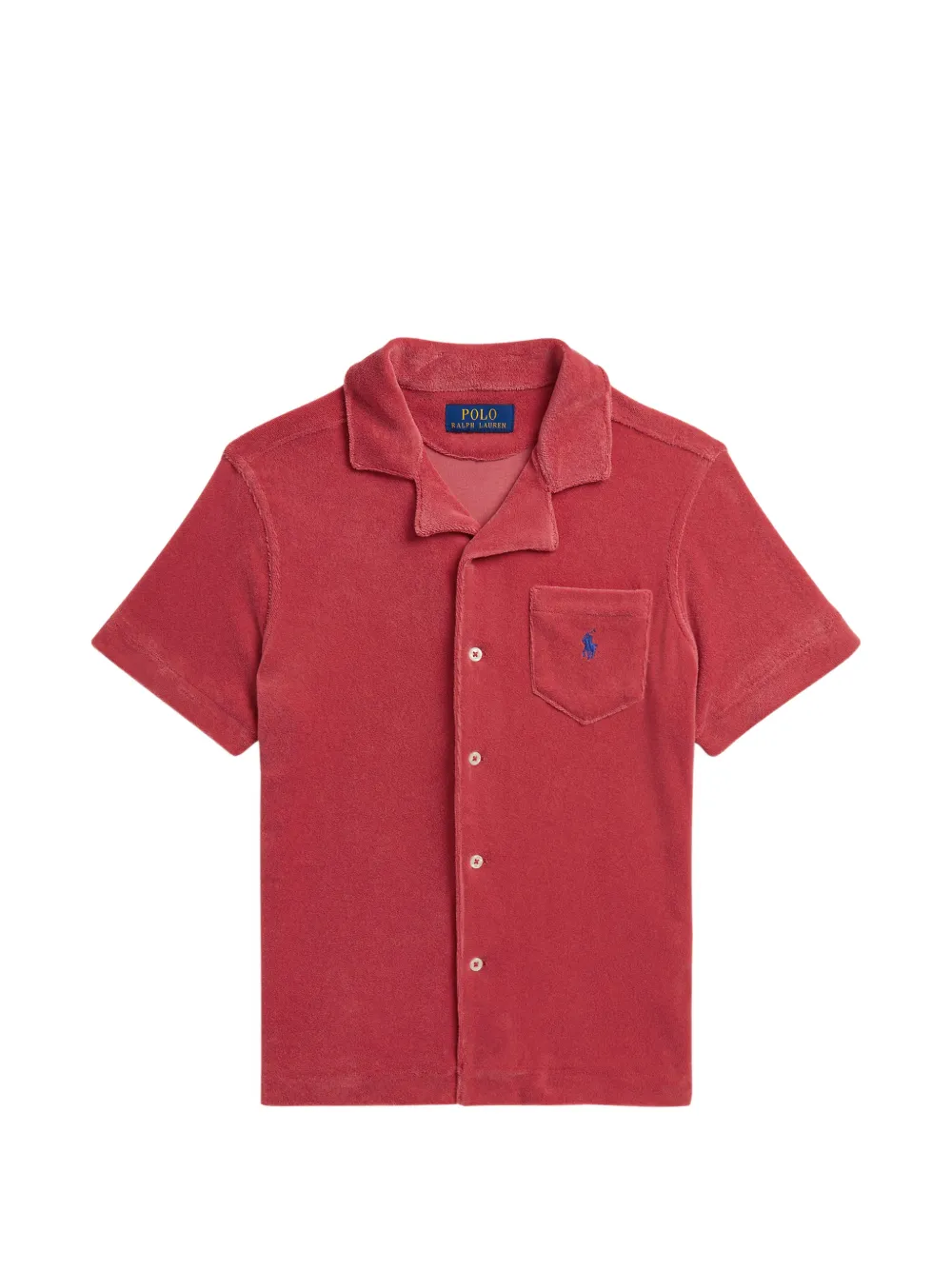 POLO RALPH LAUREN KIDS Camicia con ricamo - Rosso
