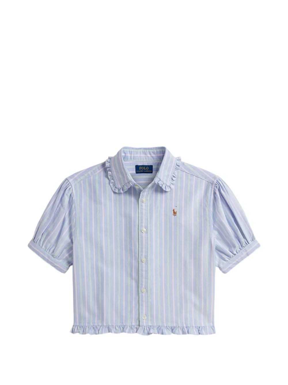 POLO RALPH LAUREN KIDS Camicia a righe - Blu