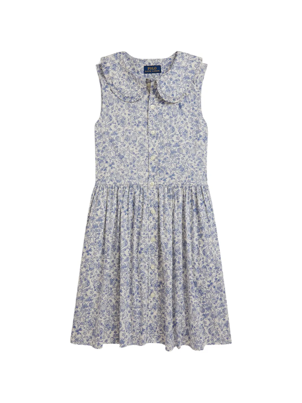 POLO RALPH LAUREN KIDS Abito a fiori - Toni neutri