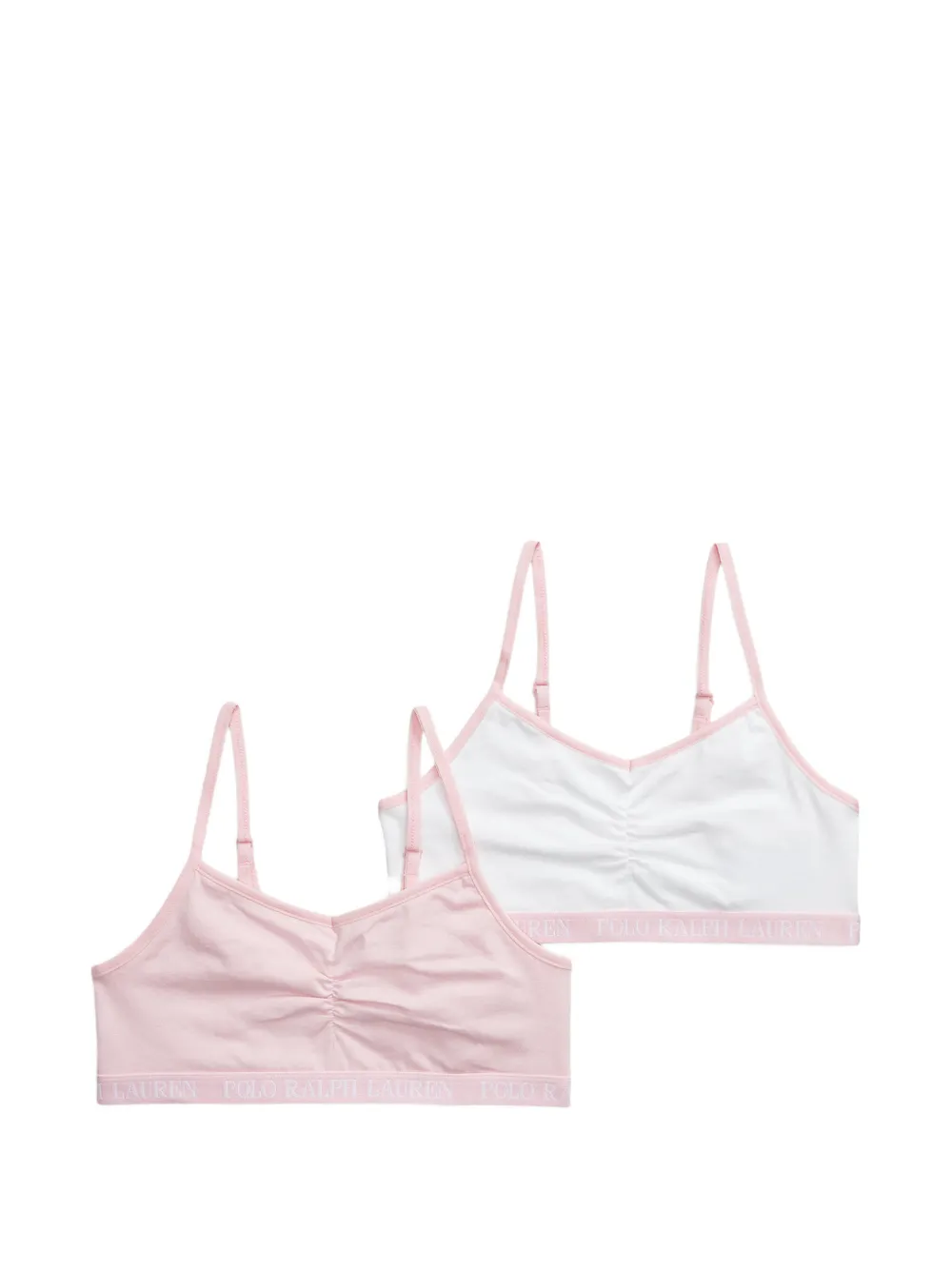 POLO RALPH LAUREN KIDS Bralet aus Stretch-Jersey (2er-Set) - Rosa
