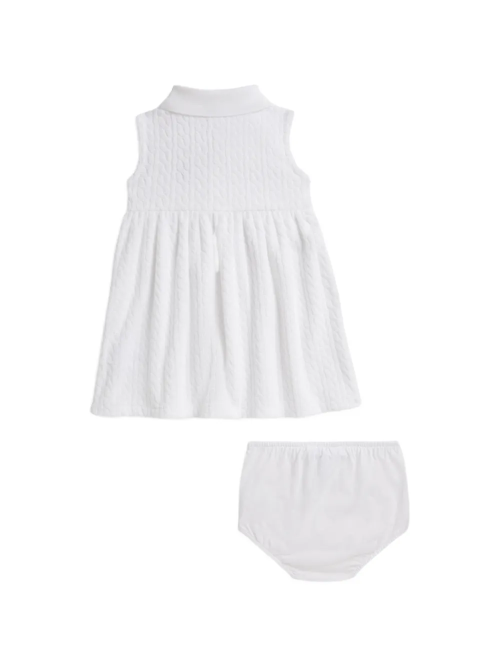 Cable Terry Polo Dress