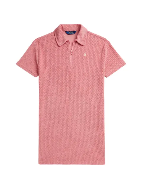 POLO RALPH LAUREN KIDS playera tipo polo en tejido de ochos