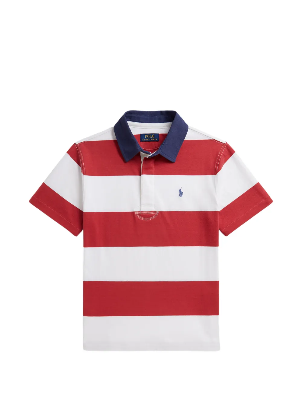 POLO RALPH LAUREN KIDS Polo a righe - Bianco