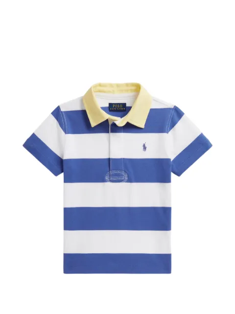 POLO RALPH LAUREN KIDS playera tipo polo con rayas estampadas