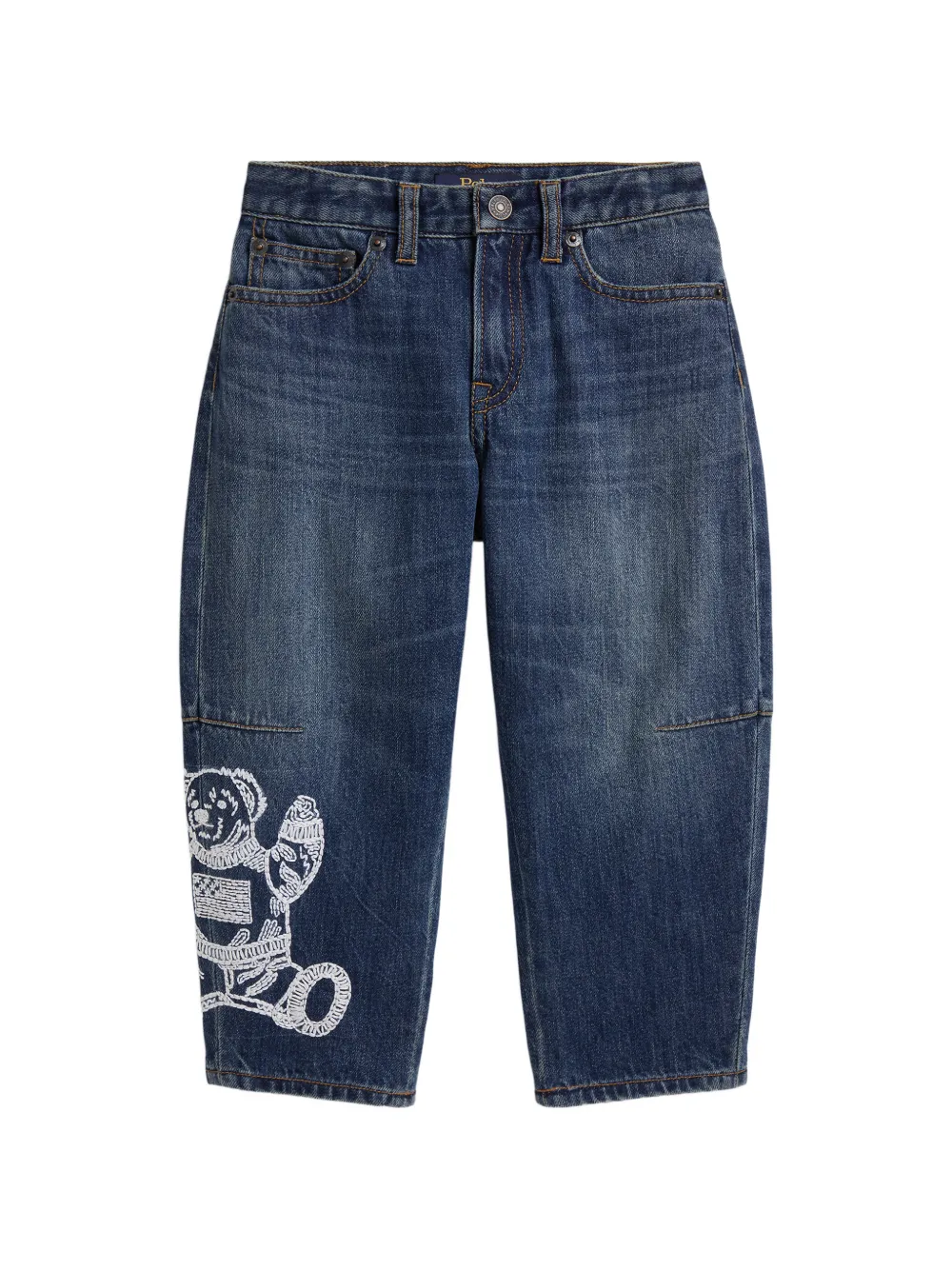 POLO RALPH LAUREN KIDS Jeans Bear - Blu